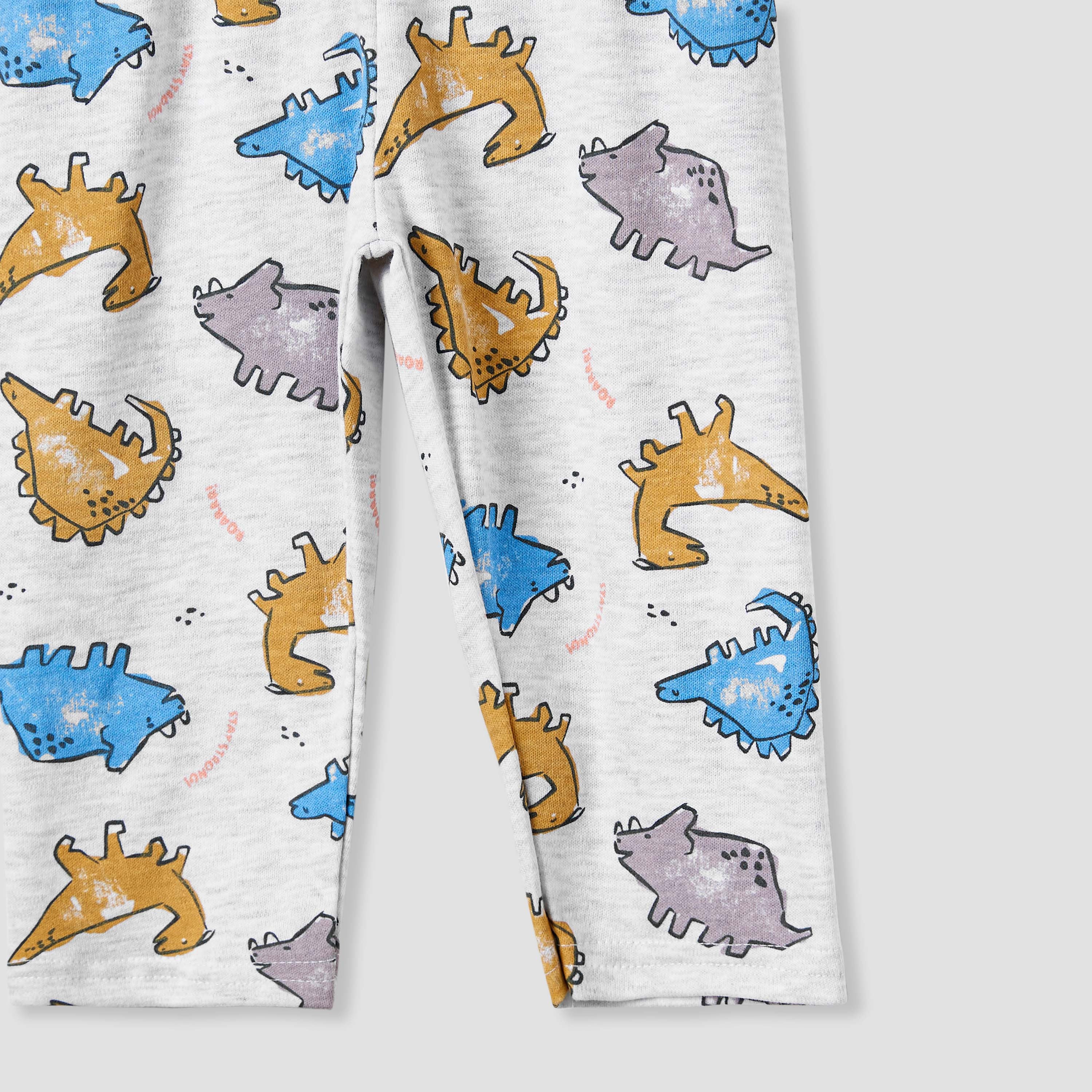 Juniors Dinosaur Print T-shirt and Pyjama Set