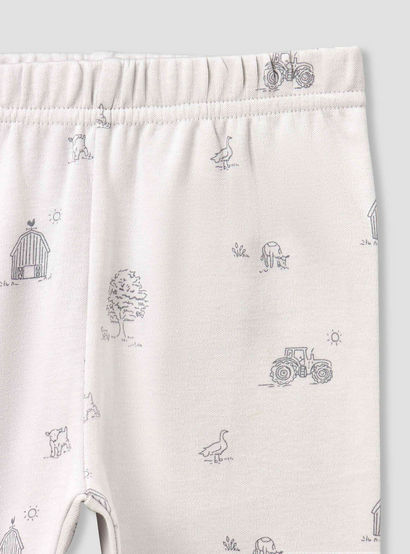 Juniors Cotton Collared Long Sleeves Pyjama Set with Barnyard Print-baby-boys-clothing-nightwear-pyjamasets-image-8