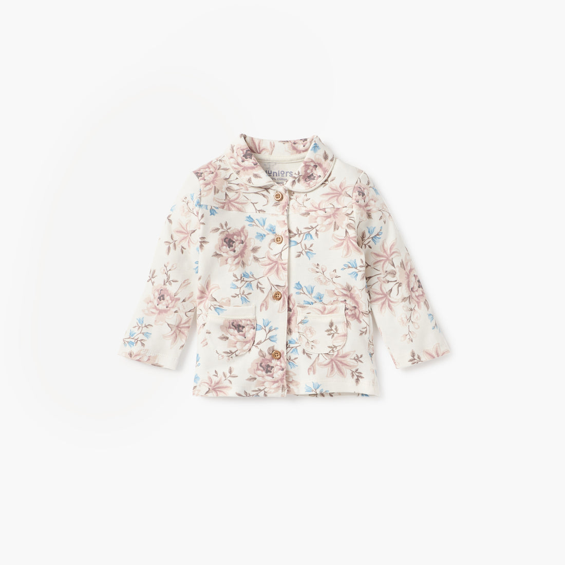 Juniors Floral Print Shirt and Pyjama Set