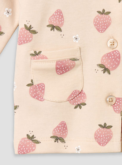 Juniors Cotton Collared Long Sleeves Pyjama Set with Strawberry Print-baby-girls-clothing-nightwear-pyjamasets-image-6