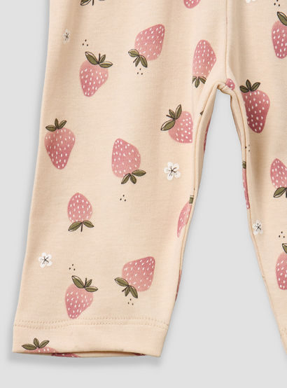 Juniors Cotton Collared Long Sleeves Pyjama Set with Strawberry Print-baby-girls-clothing-nightwear-pyjamasets-image-8