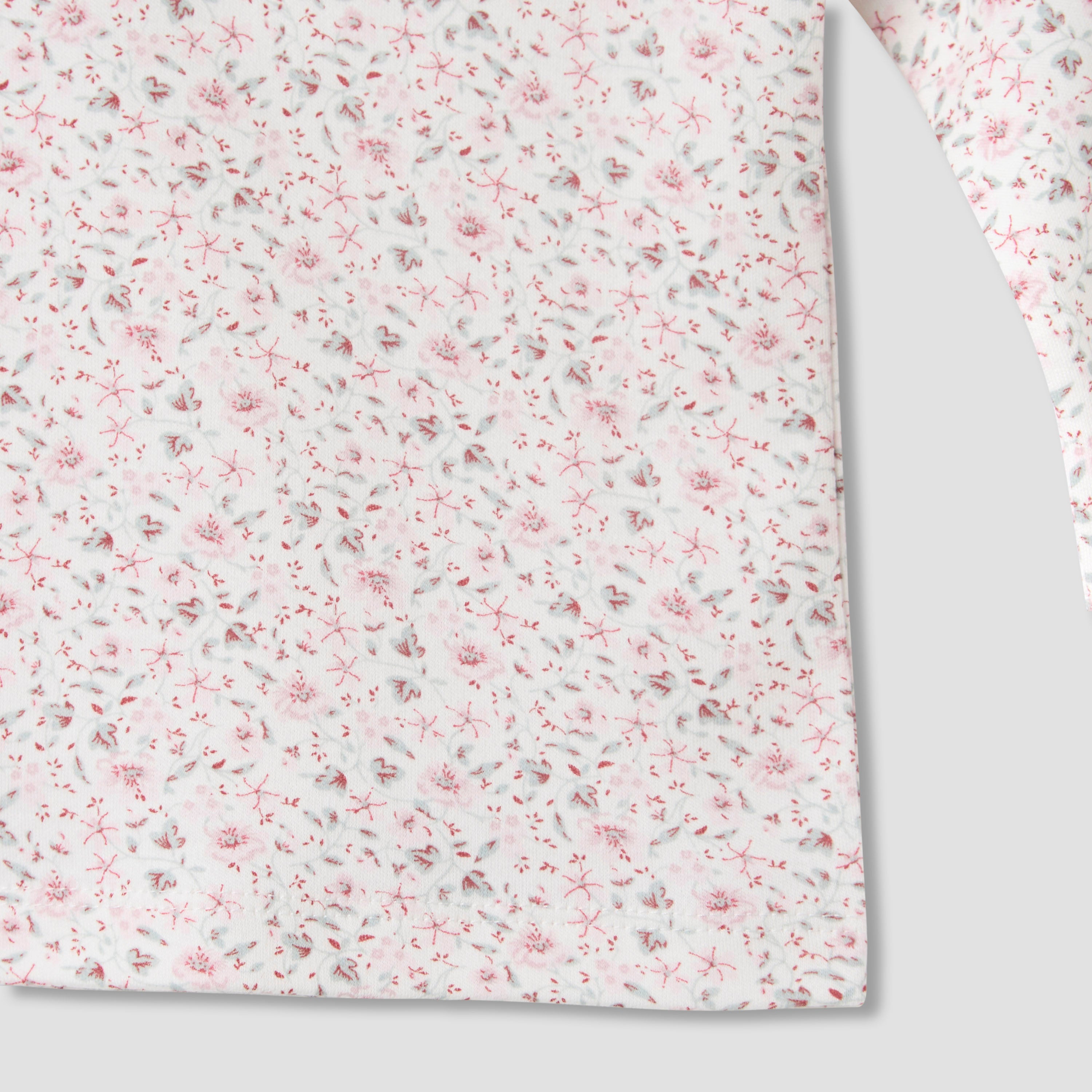 Juniors Floral Print Long Sleeve T-shirt and Pyjama Set