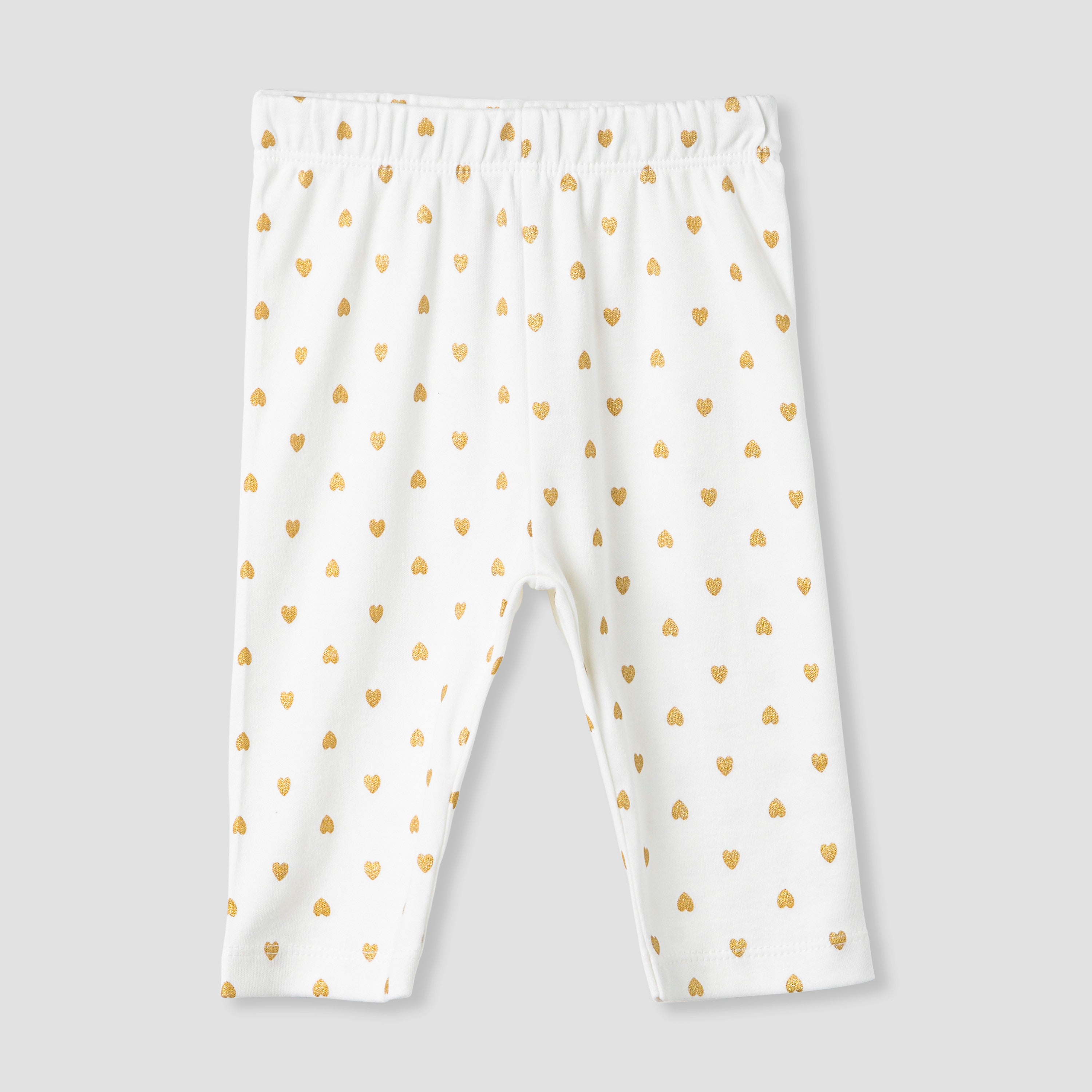 Juniors Heart Print T-shirt and Pyjama Set