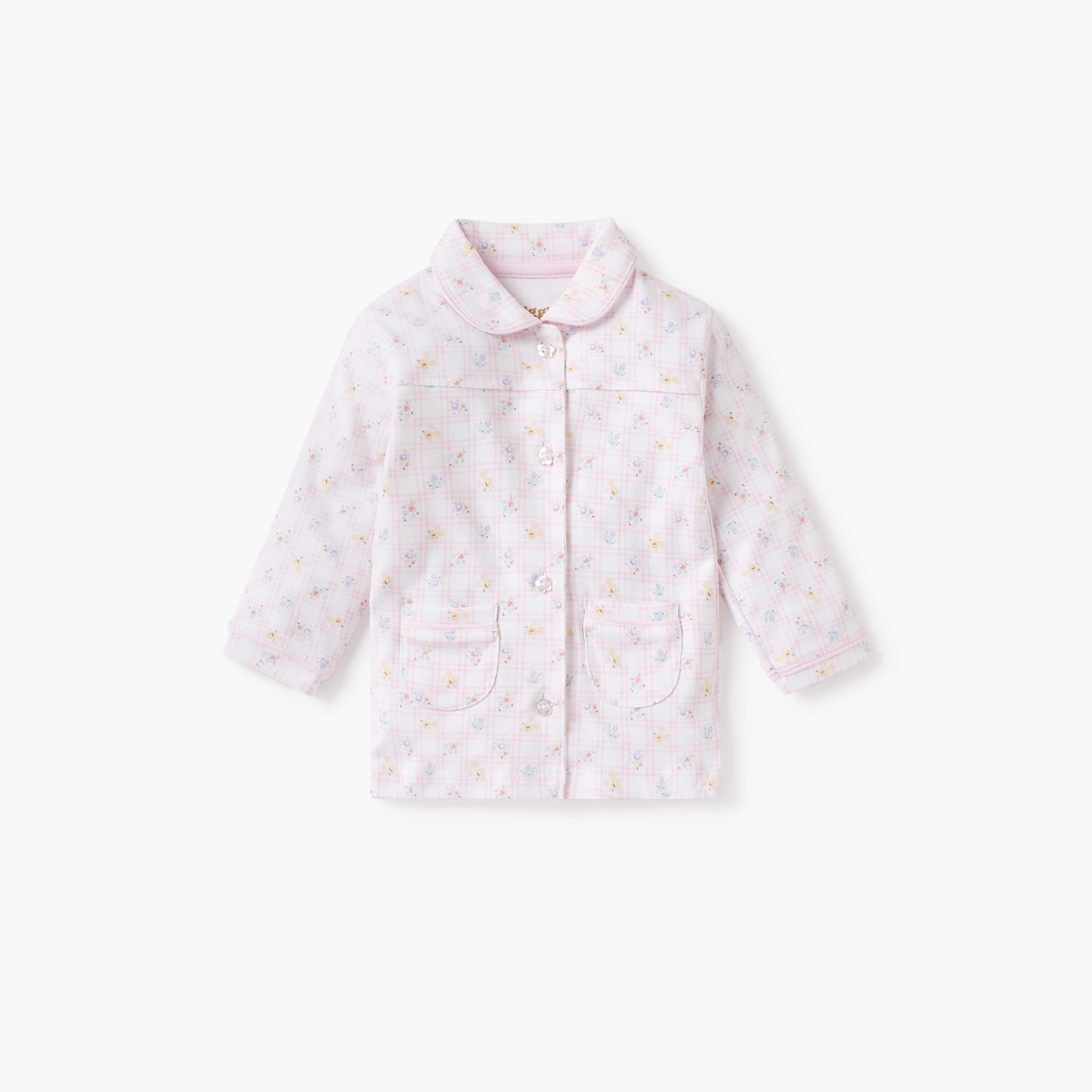 Juniors Floral Print Shirt and Pyjama Set