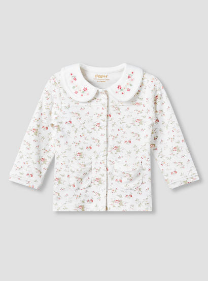 Giggles Cotton Peter Pan Collar Long Sleeves Pyjama Set with Floral Print-baby-girls-clothing-nightwear-pyjamasets-image-2