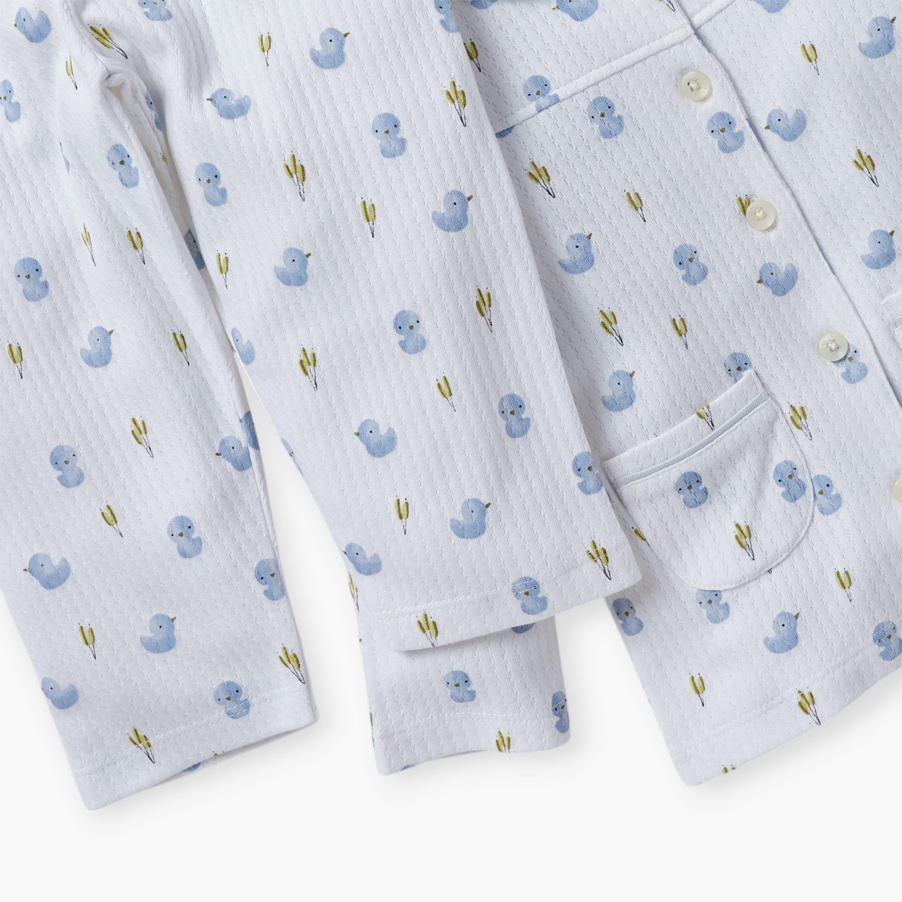 Juniors Tiger Print Long Sleeves T-shirt and Pyjama Set