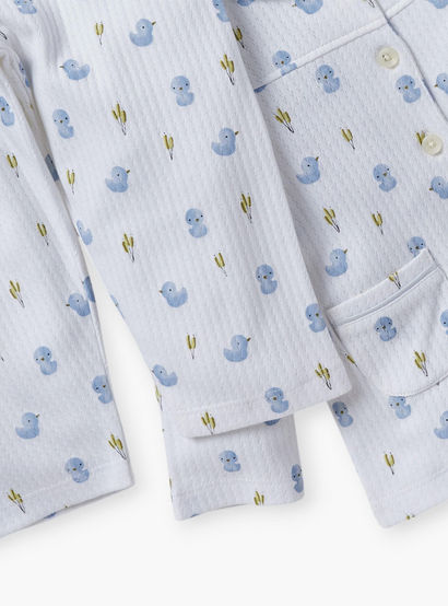 Juniors Tiger Print Long Sleeves T-shirt and Pyjama Set-baby-girls-clothing-nightwear-pyjamasets-image-5