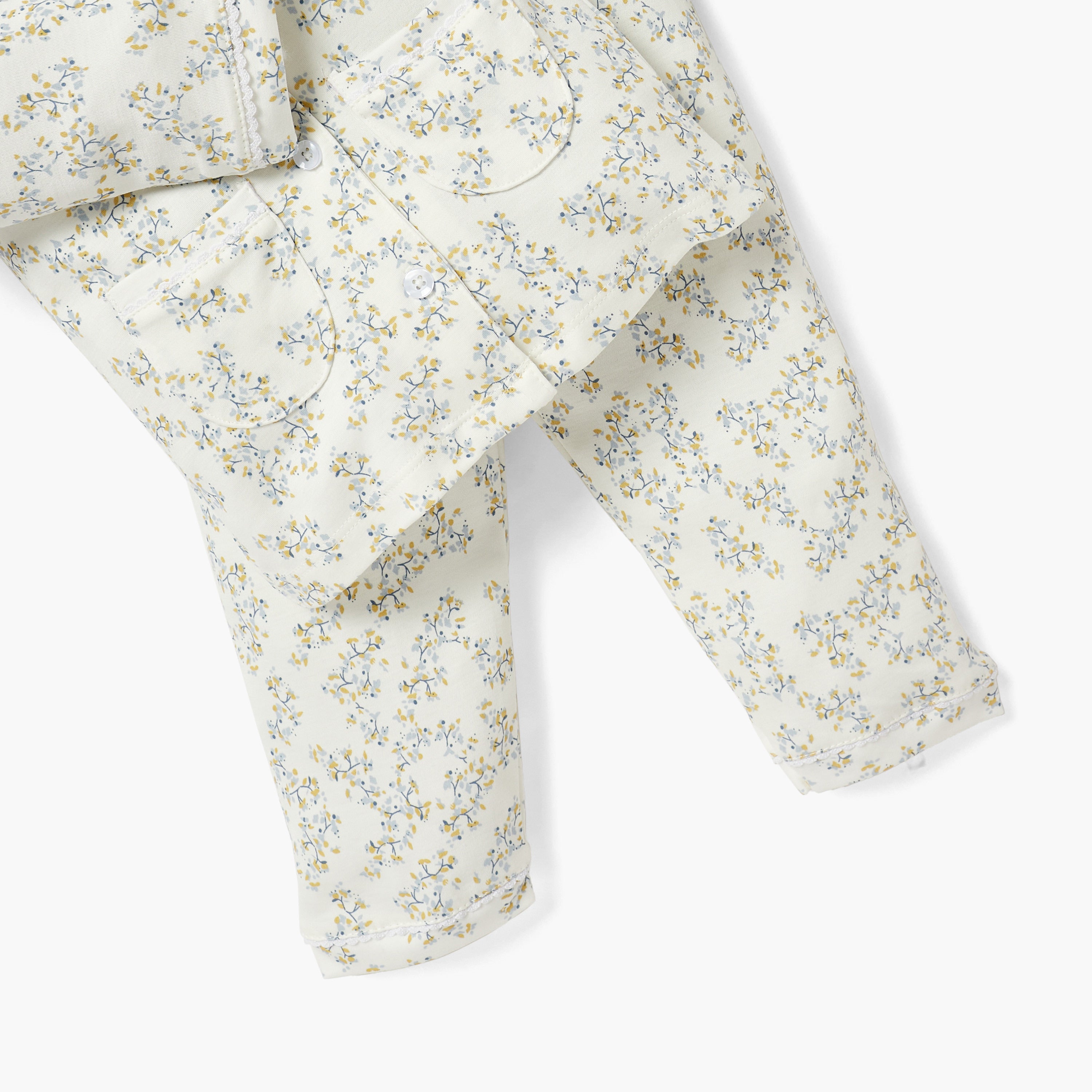 Giggles All-Over Floral Print Shirt and Pyjama Set