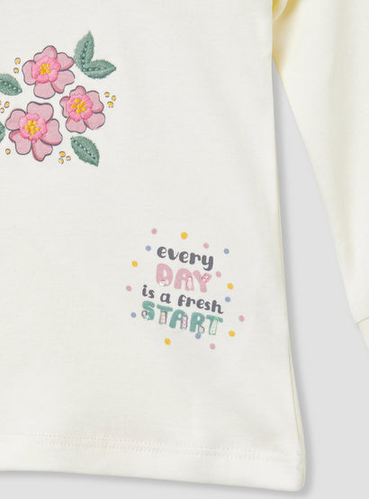 Juniors Printed T-shirt and Pyjama Set-baby-girls-clothing-nightwear-pyjamasets-image-5