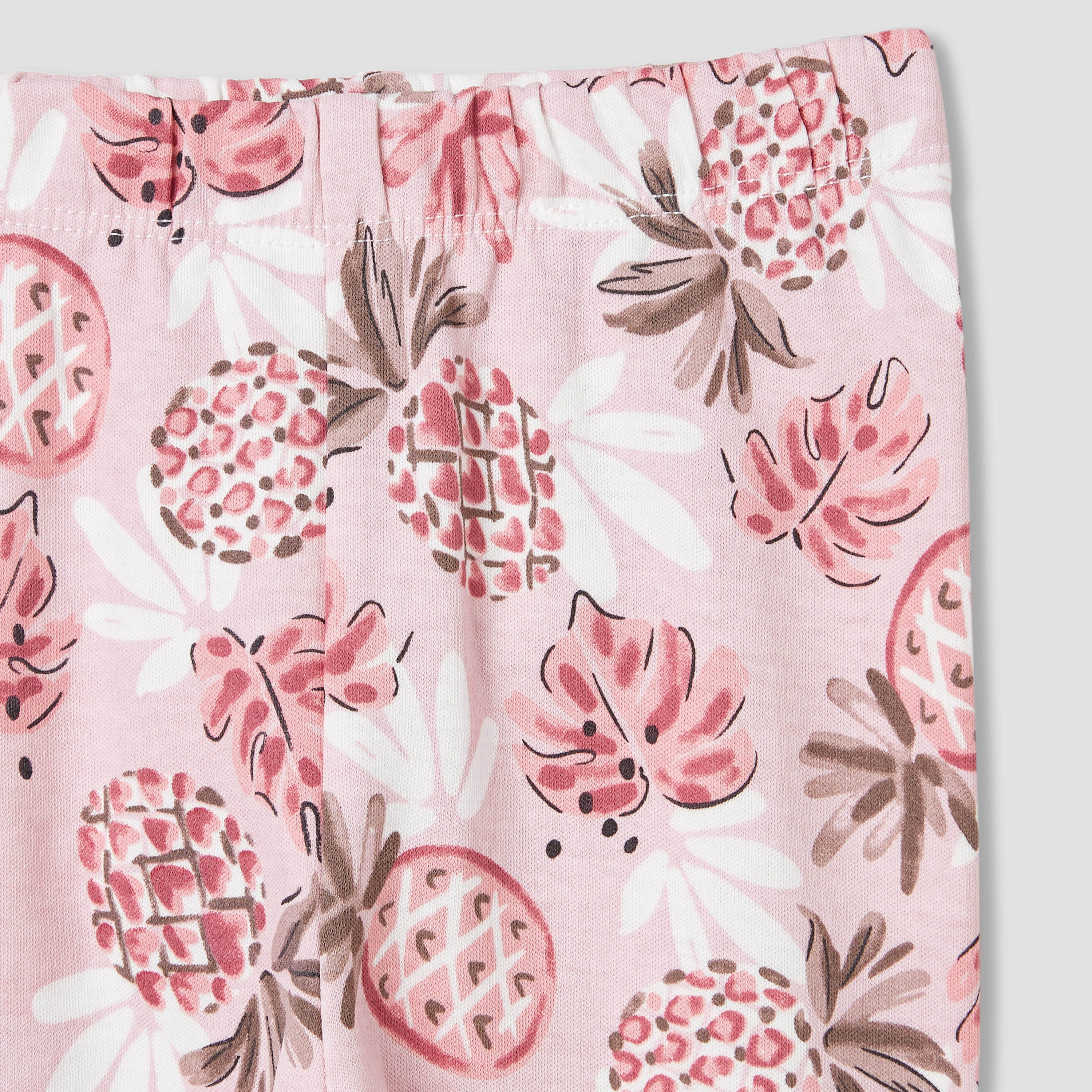 Juniors Pineapple Print T-shirt and Pyjama Set