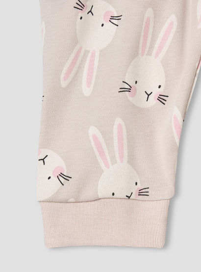 Juniors Cotton Round Neck Long Sleeve Pyjama Set with Bunny Print-baby-girls-clothing-nightwear-pyjamasets-image-8