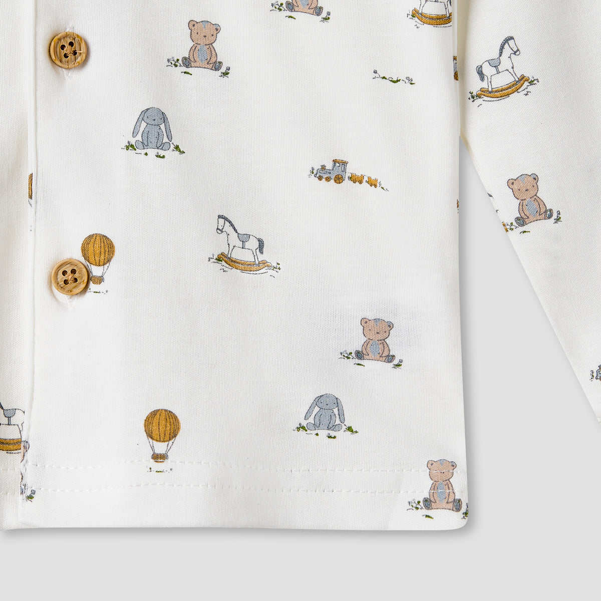 Giggles Toy Print Shirt and Pyjama Set