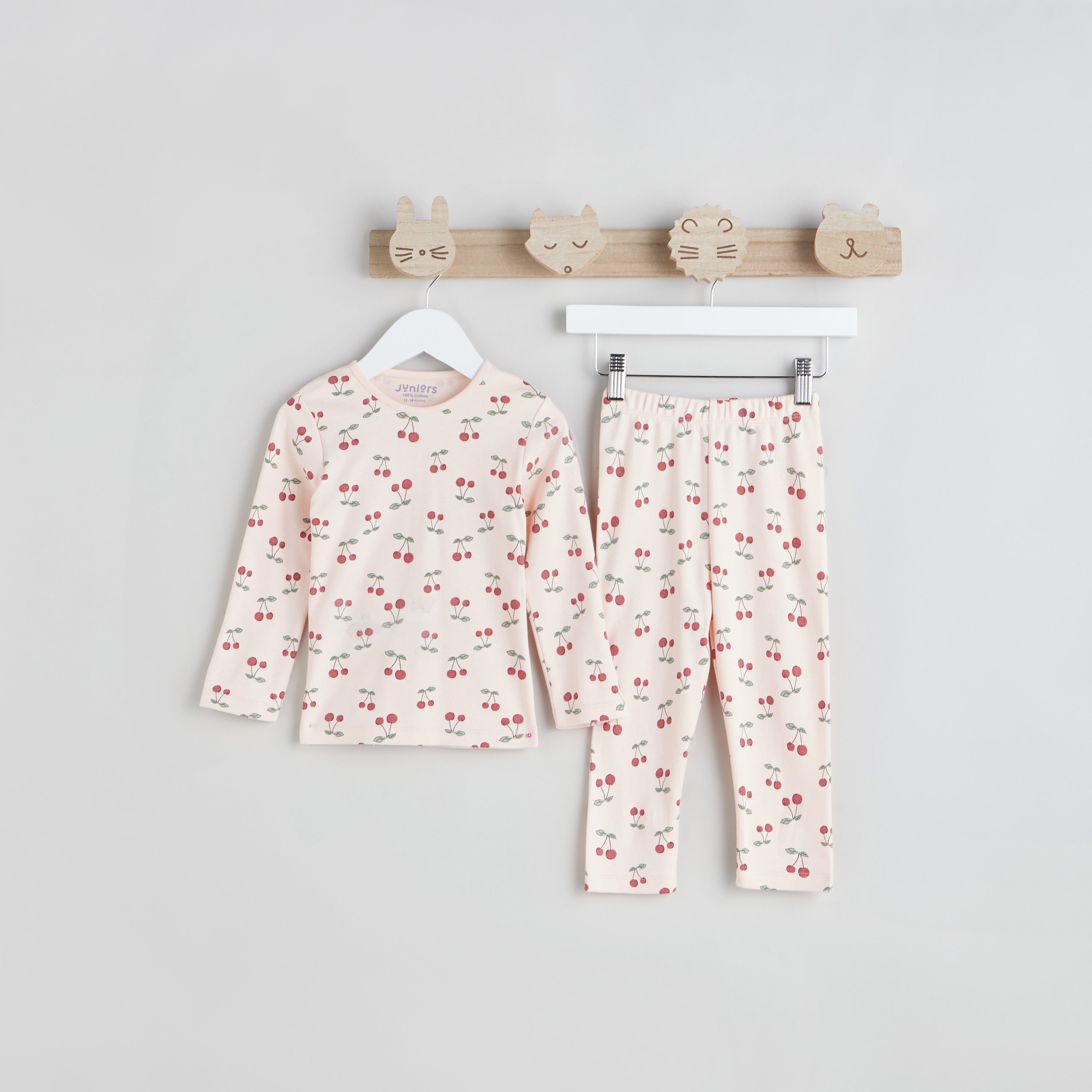 Juniors Strawberry Print T-shirt and Pyjama Set