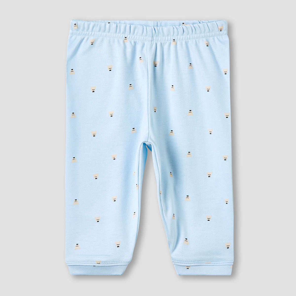 Giggles Pyjama Set with Pocket - Cotton - Long Sleeves - Collared Neck