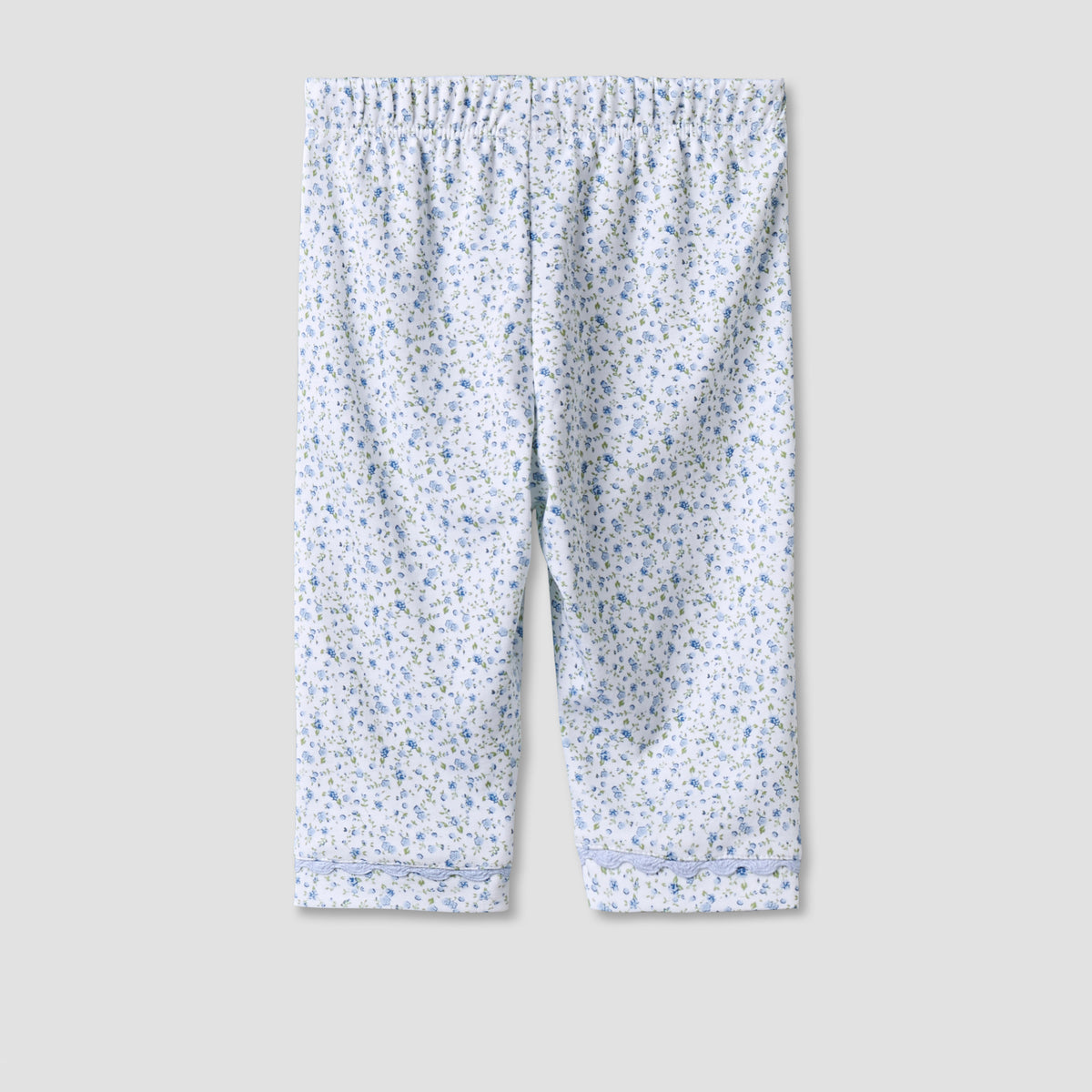 Giggles Cotton Collared Long Sleeves Pyjama Set with Floral Print