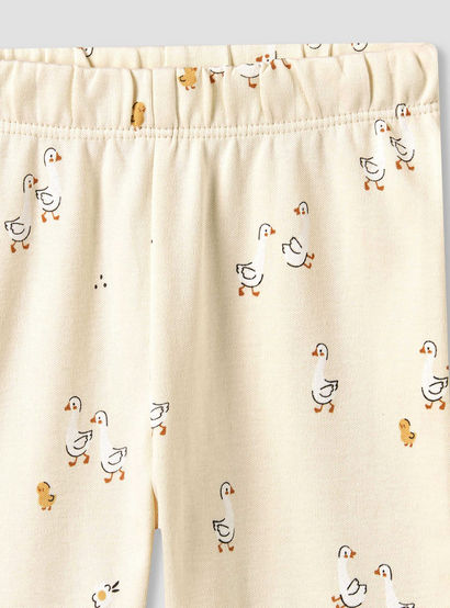 Juniors Cotton Collared Long Sleeves Pyjama Set with Duck Print-baby-girls-clothing-nightwear-pyjamasets-image-9
