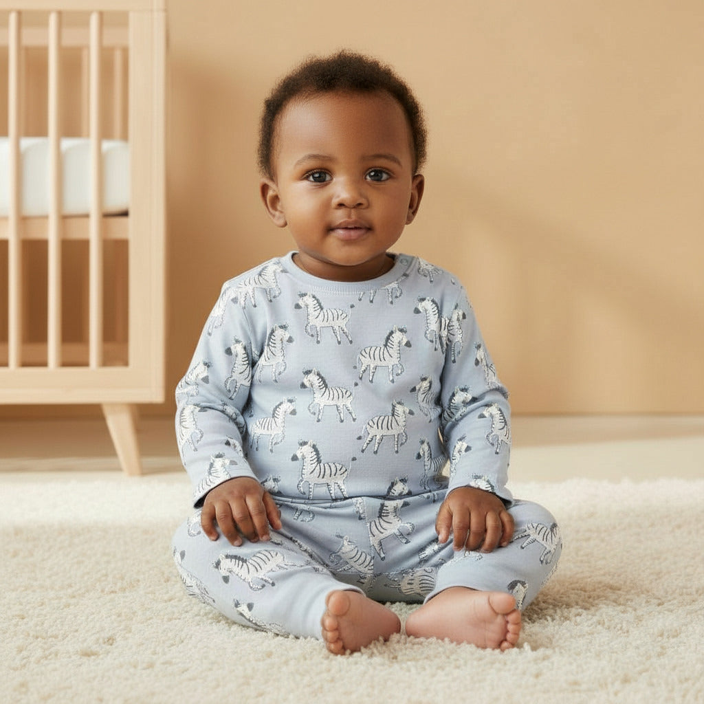 Juniors Bunny Print T-shirt and Pyjama Set