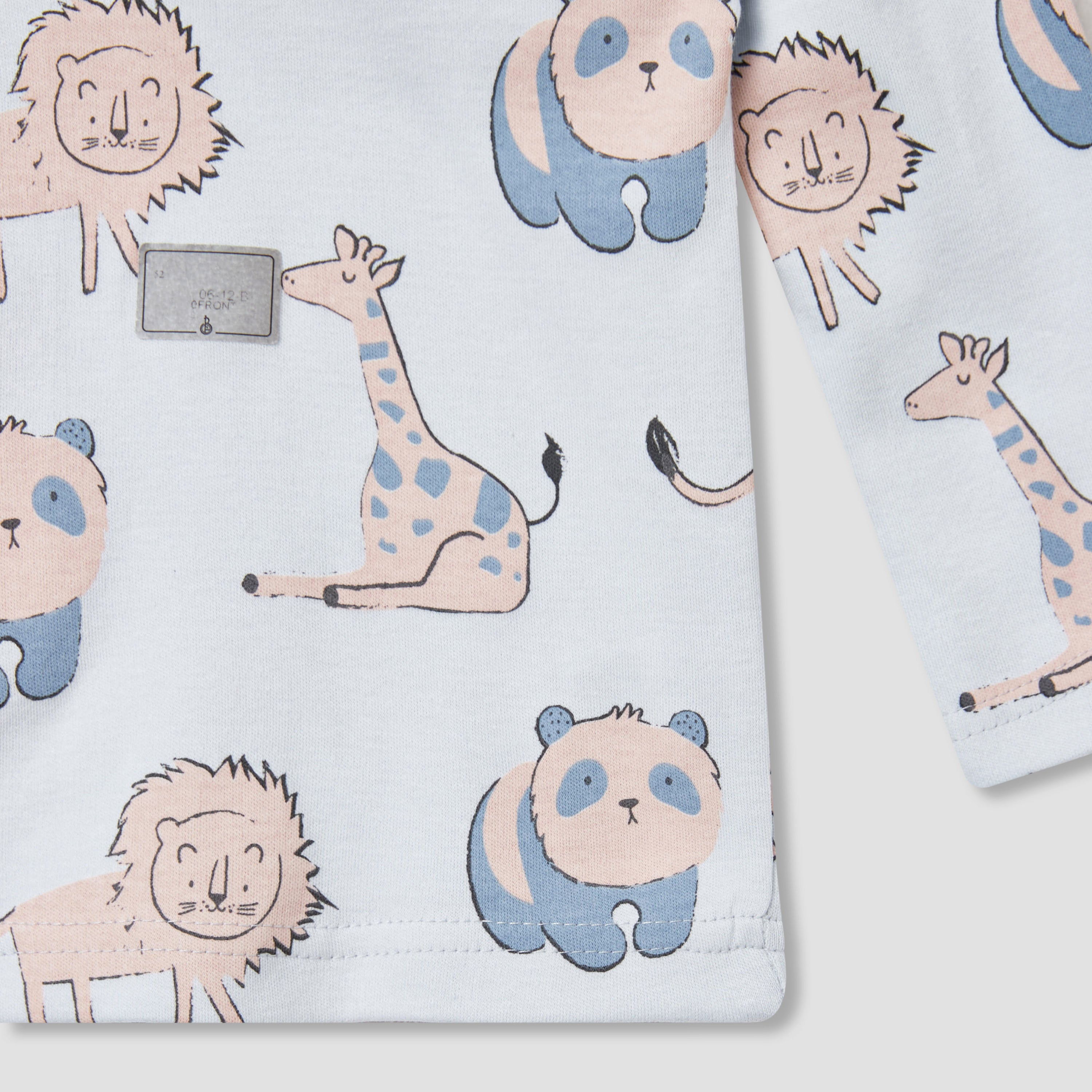 Juniors Animal Print T-shirt and Pyjama Set