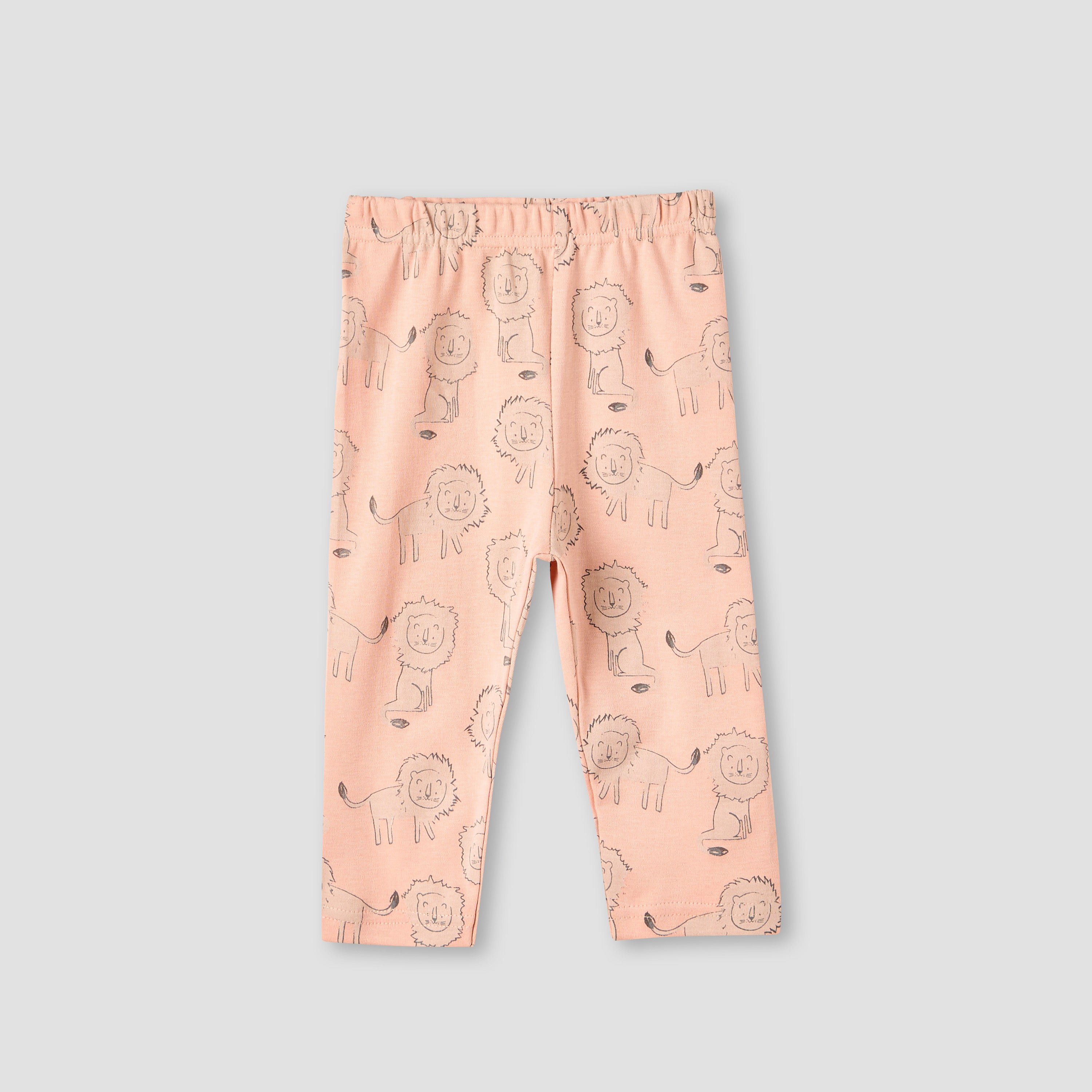Juniors Pyjama Set with Print - Cotton - Long Sleeves - Crew Neck