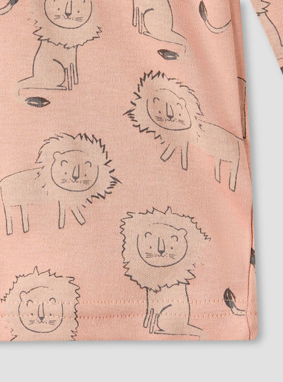 Juniors Pyjama Set with Print - Cotton - Long Sleeves - Crew Neck-baby-girls-clothing-nightwear-pyjamasets-image-6