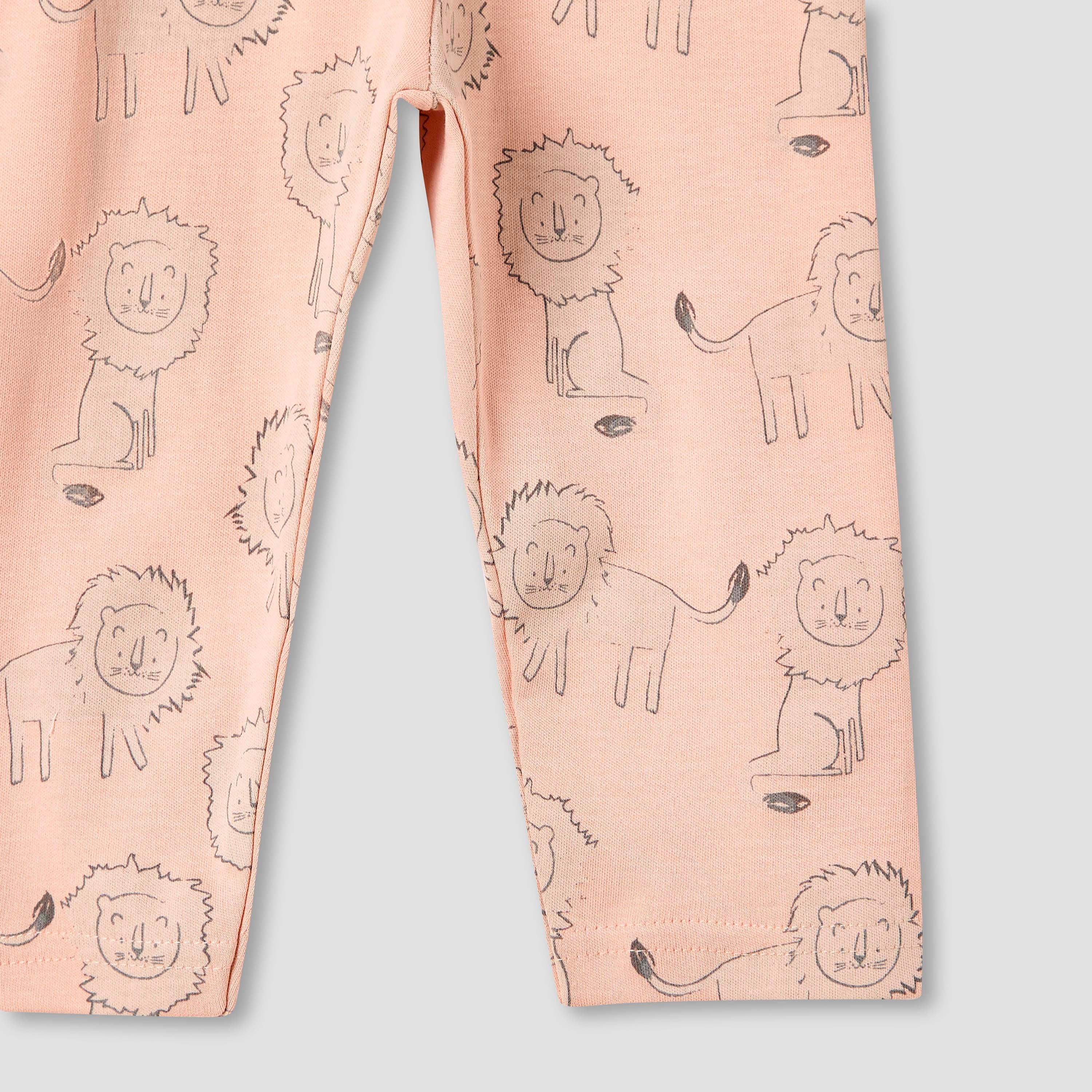 Juniors Pyjama Set with Print - Cotton - Long Sleeves - Crew Neck
