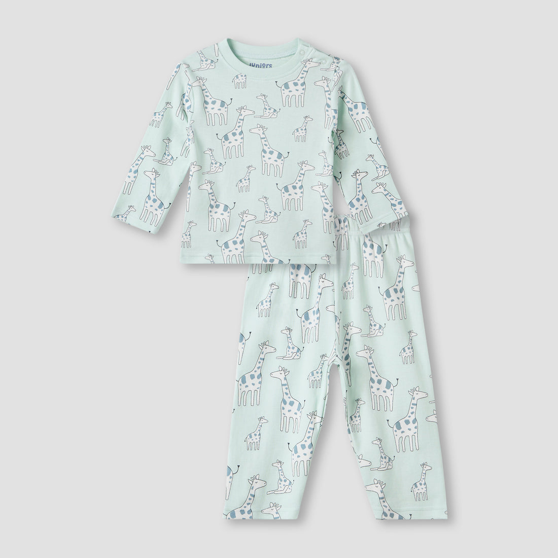 Juniors Giraffe Print T-shirt and Pyjama Set