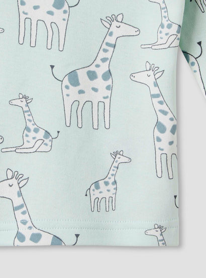 Juniors Giraffe Print T-shirt and Pyjama Set-baby-girls-clothing-nightwear-pyjamasets-image-6