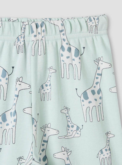 Juniors Giraffe Print T-shirt and Pyjama Set-baby-girls-clothing-nightwear-pyjamasets-image-7