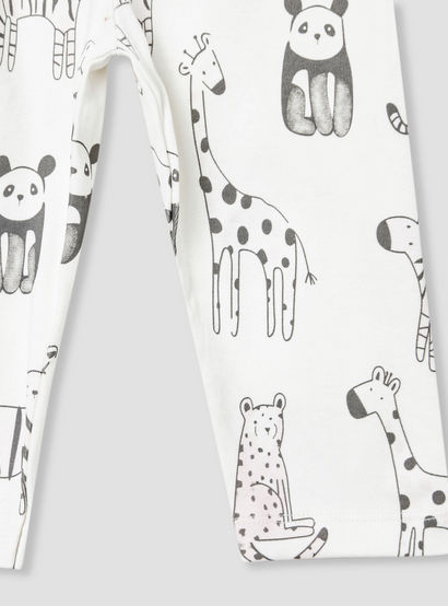 Juniors Animal Print T-shirt and Pyjama Set-baby-girls-clothing-nightwear-pyjamasets-image-8