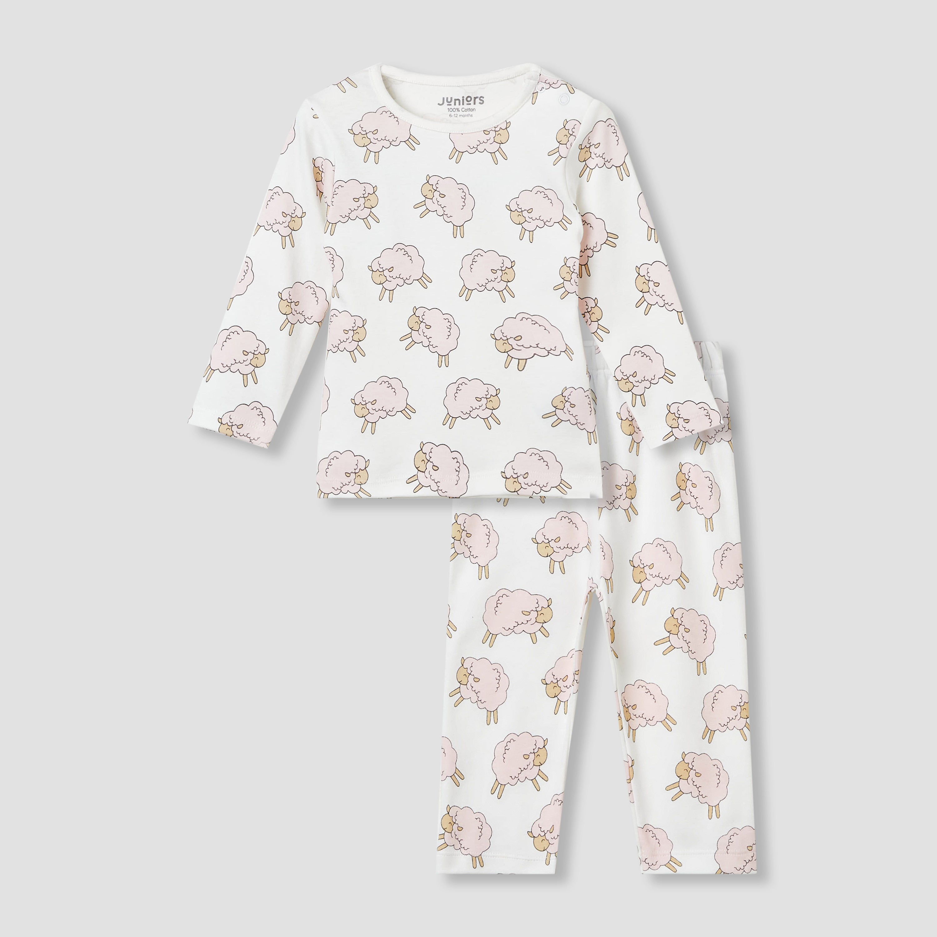 Juniors Giraffe Print T-shirt and Pyjama Set