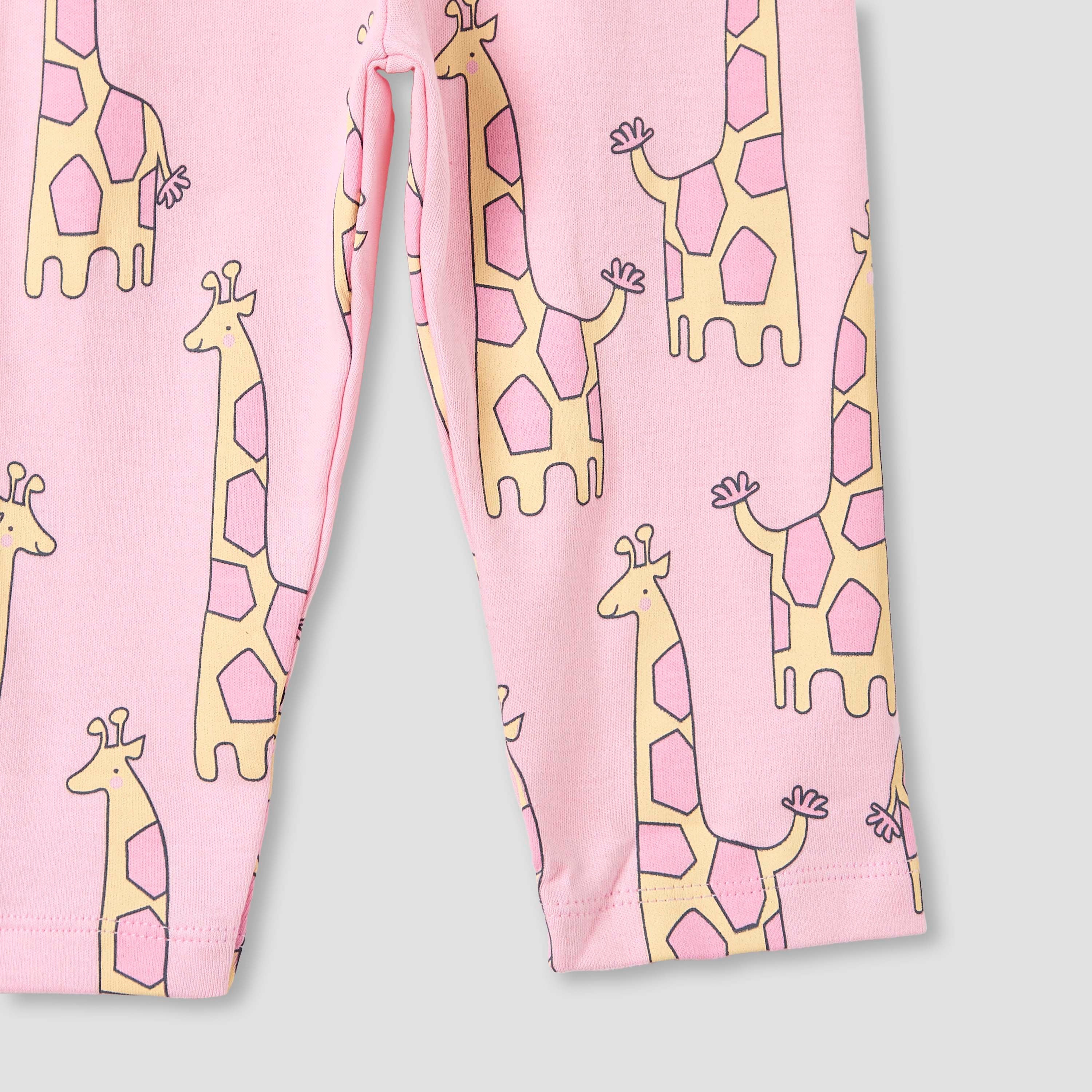 Juniors Printed T-shirt and Pyjama Set