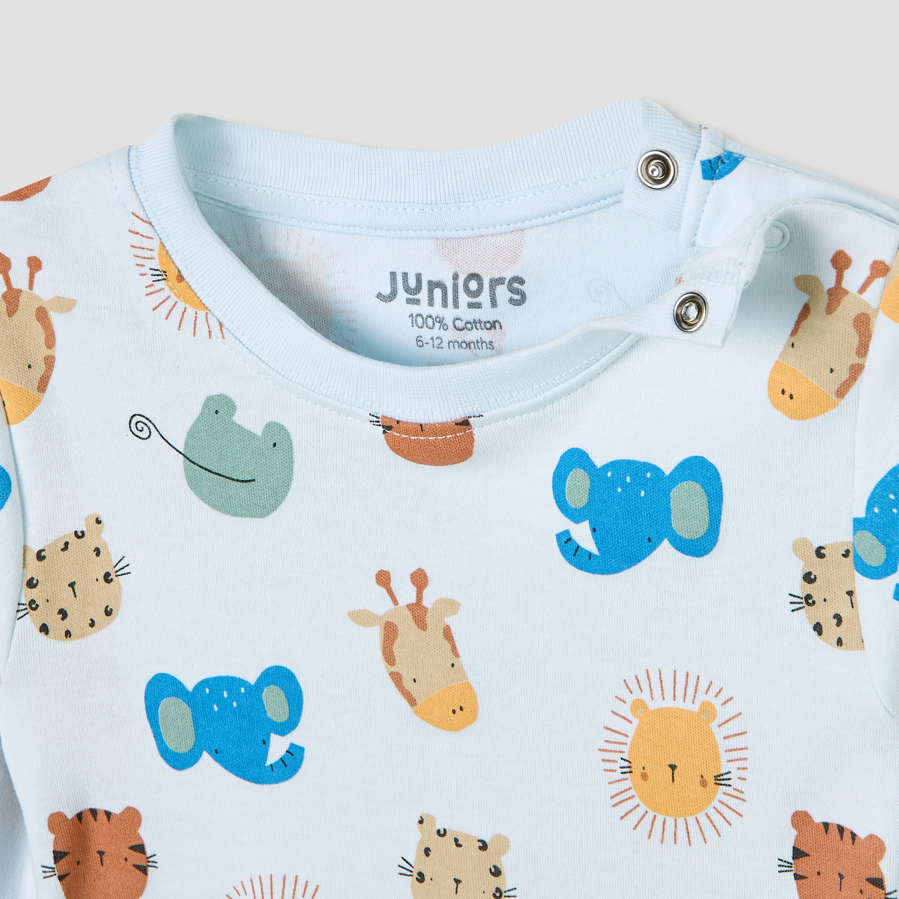 Juniors Bunny Print T-shirt and Pyjama Set