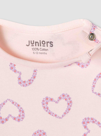 Juniors Animal Print T-shirt and Pyjama Set-baby-girls-clothing-nightwear-pyjamasets-image-4