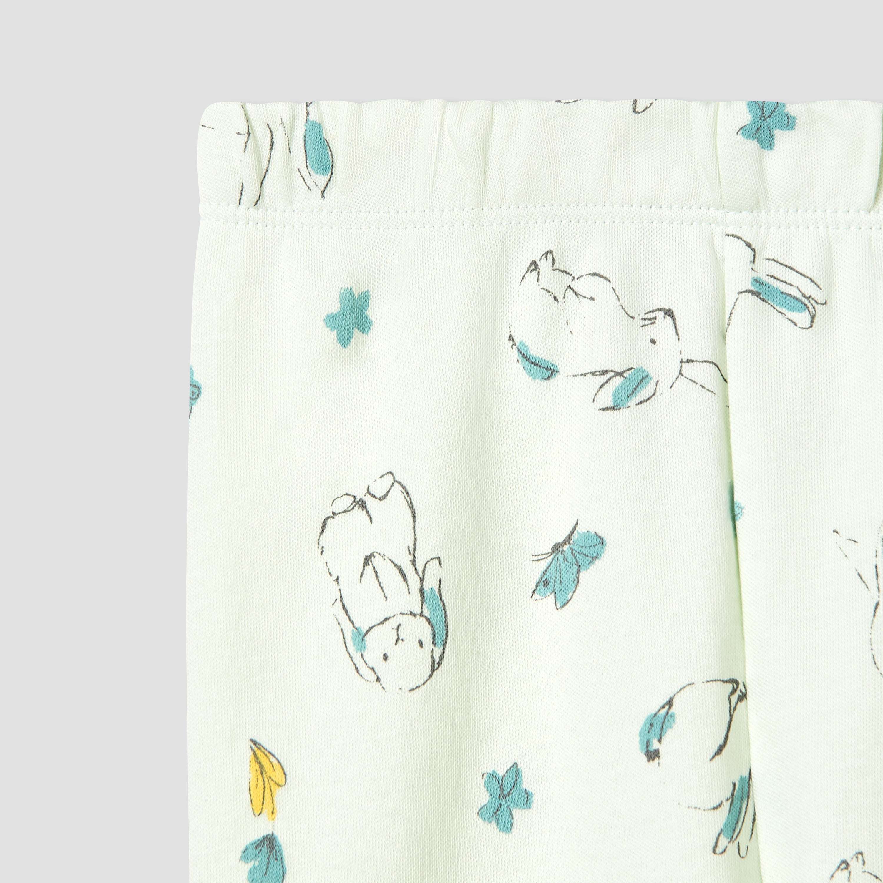 Juniors Pyjama Set with Bear Print - Cotton - Long Sleeves - Crew Neck