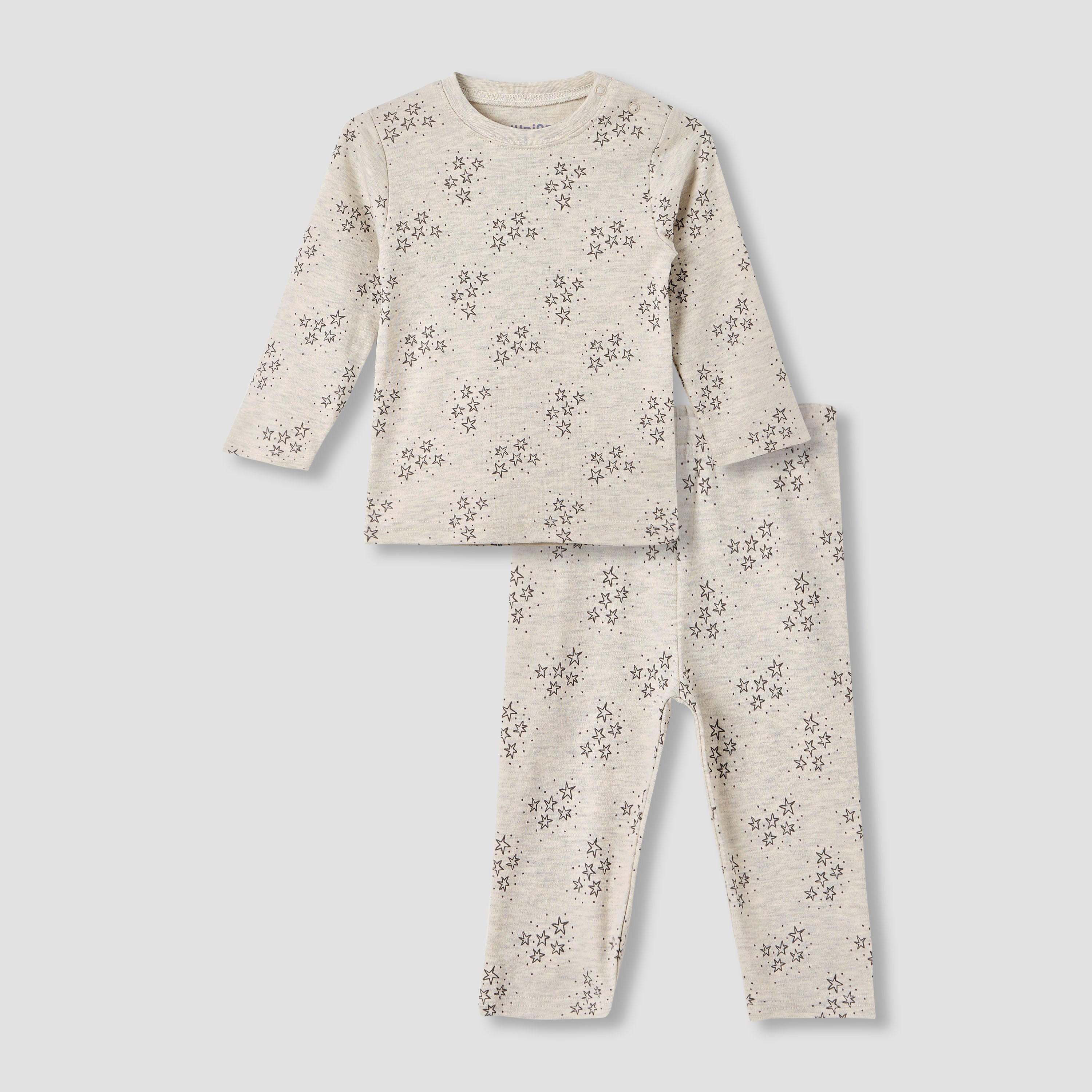 Juniors Star Print T-shirt and Pyjama Set