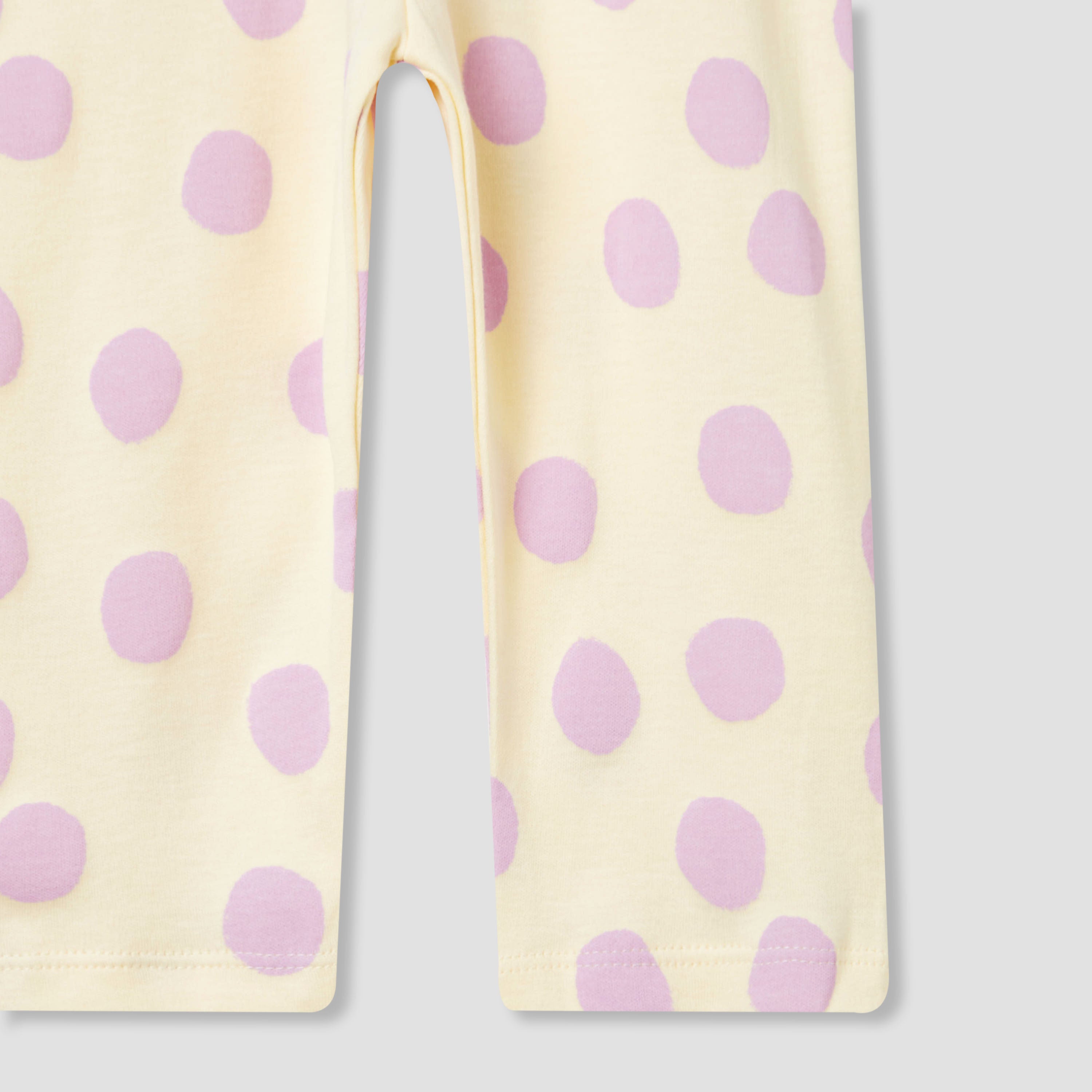 Juniors Polka Dot Print T-shirt and Pyjama Set