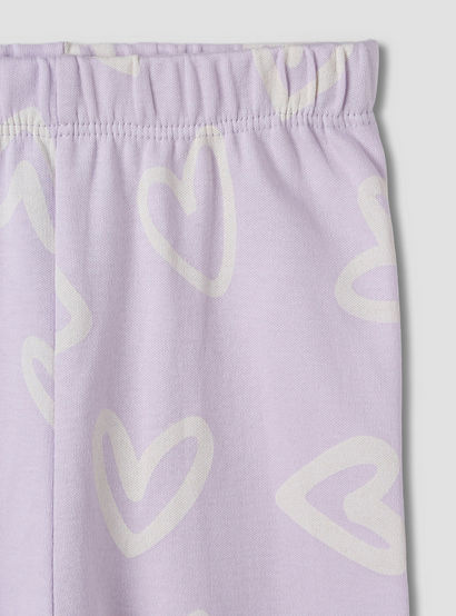 Juniors Heart Print T-shirt and Pyjama Set-baby-girls-clothing-nightwear-pyjamasets-image-6