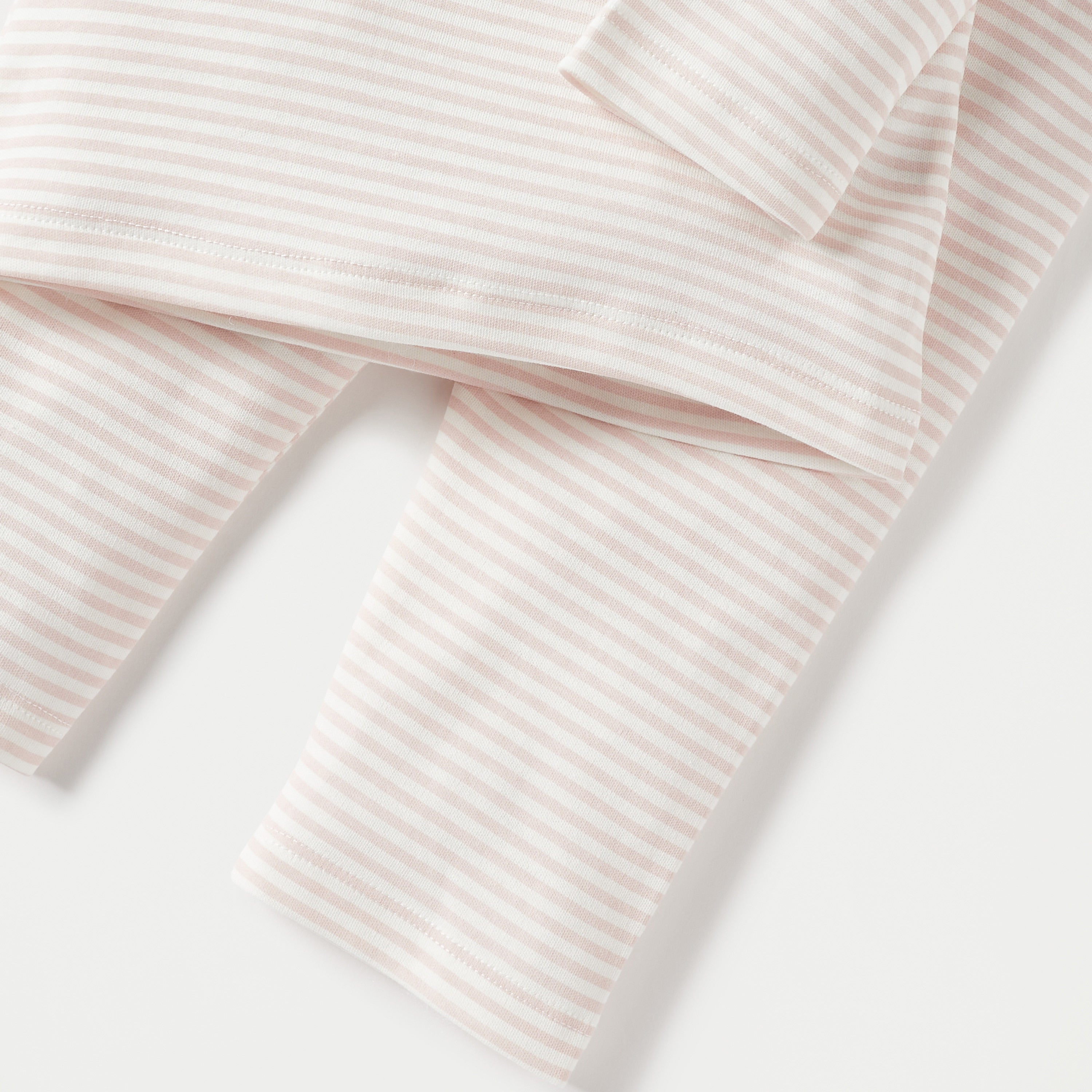 Juniors Striped Long Sleeves T-shirt and Pyjama Set