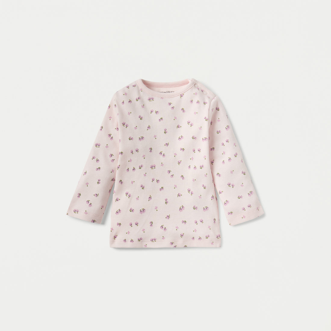 Juniors Floral Print Long Sleeves T-shirt and Pyjama Set