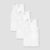 Giggles Solid Sleeveless Vest - Set of 3-undefined-image-1