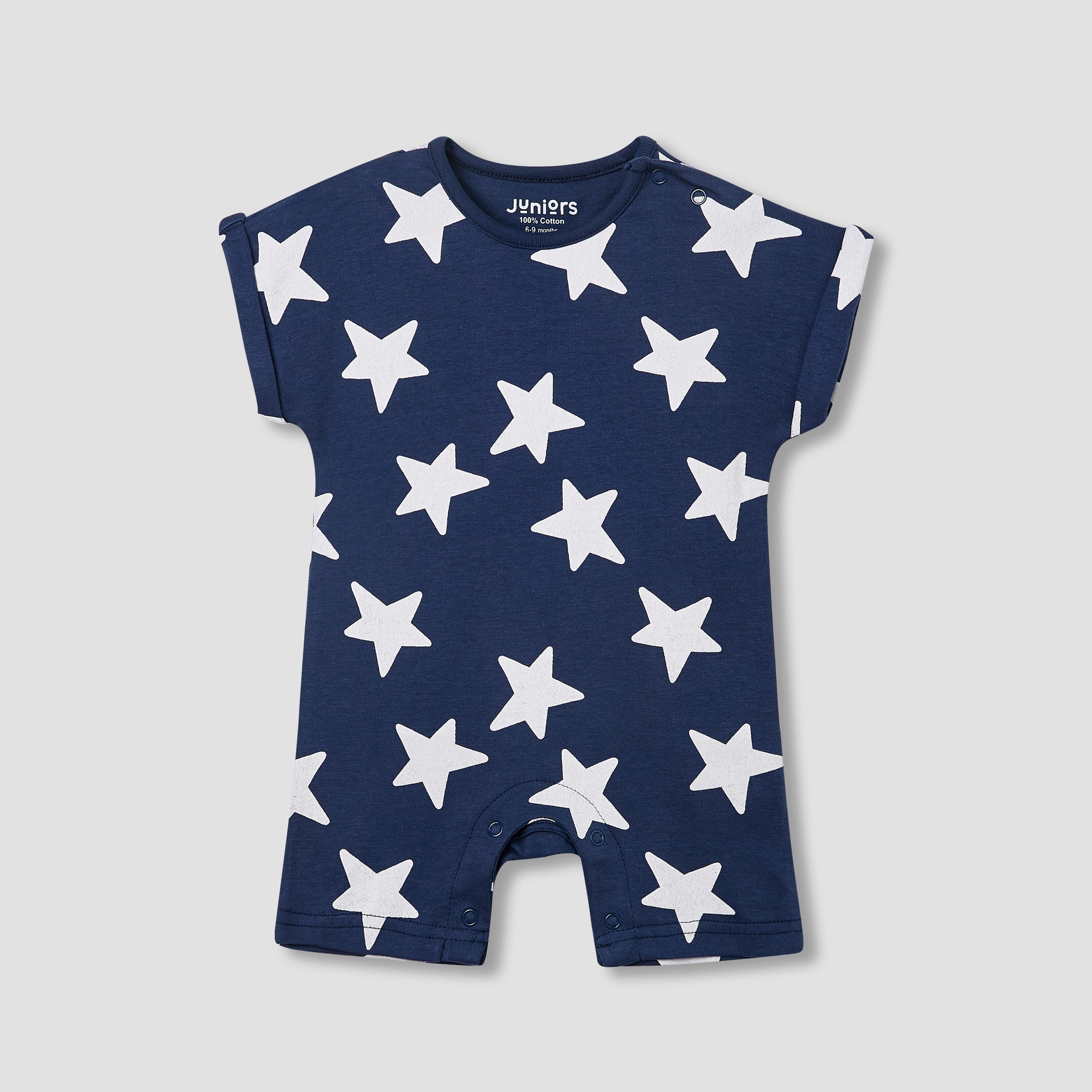 Juniors Printed Romper with Short Sleeves - Set of 4