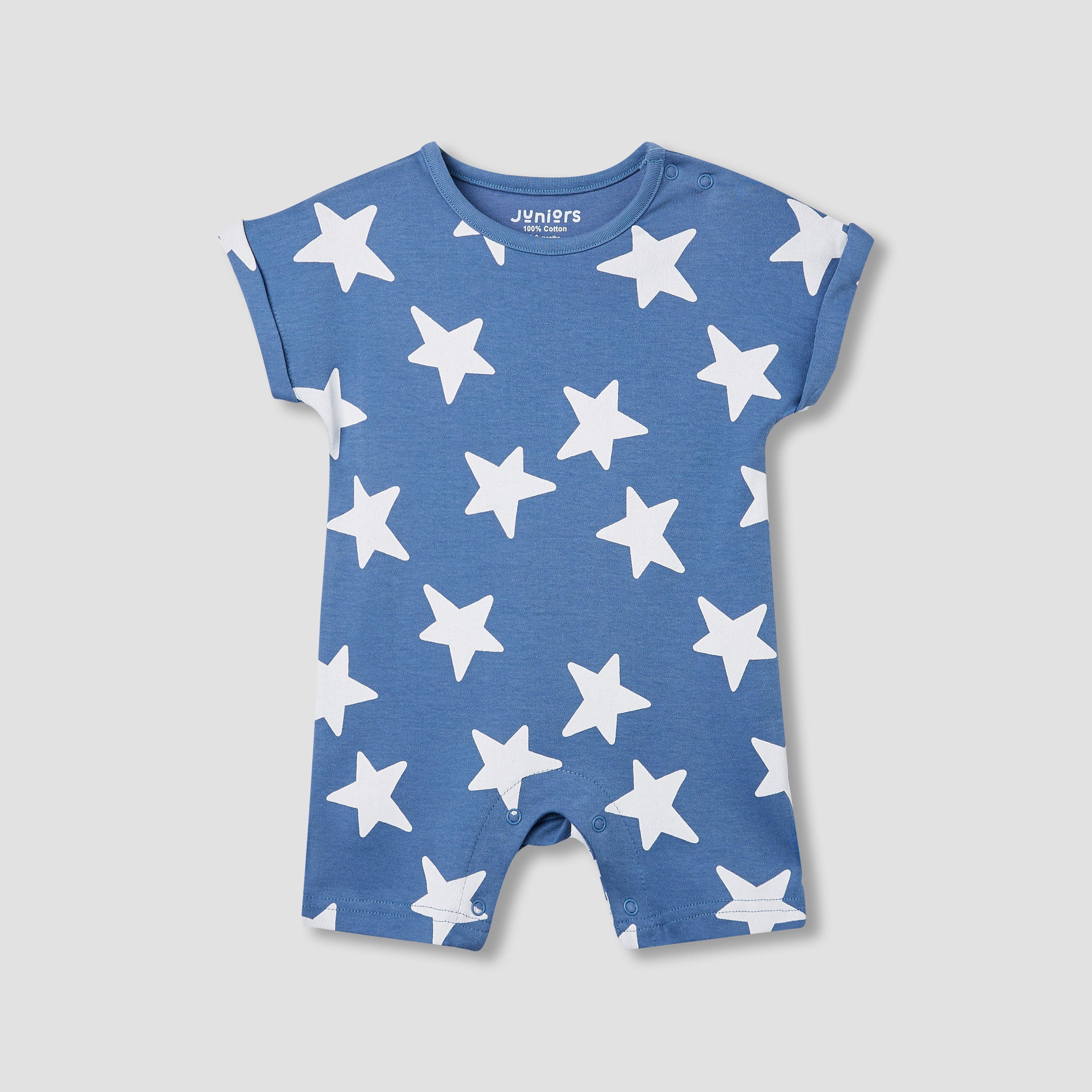 Juniors Printed Romper with Short Sleeves - Set of 4