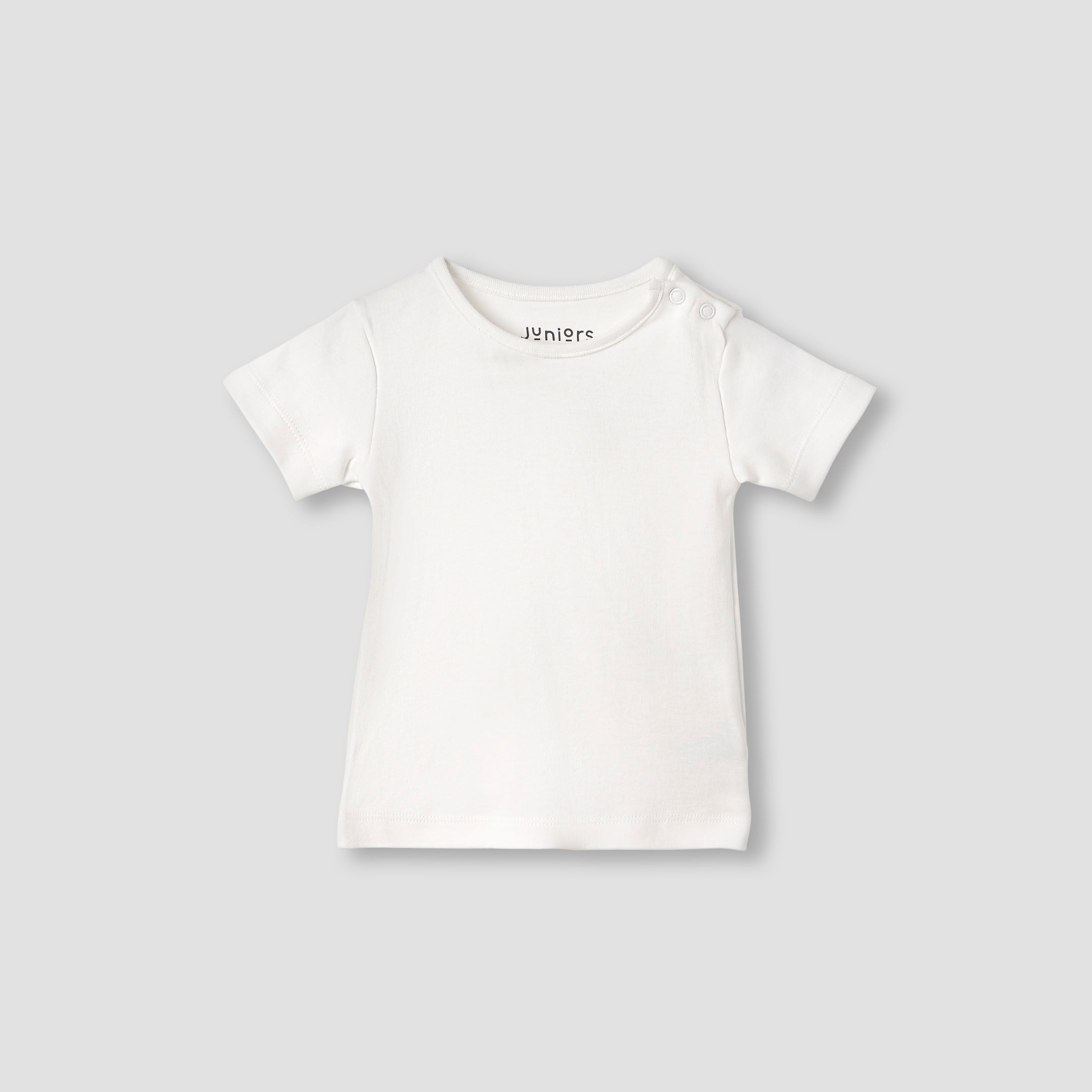 Juniors Solid Dungarees and T-shirt Set