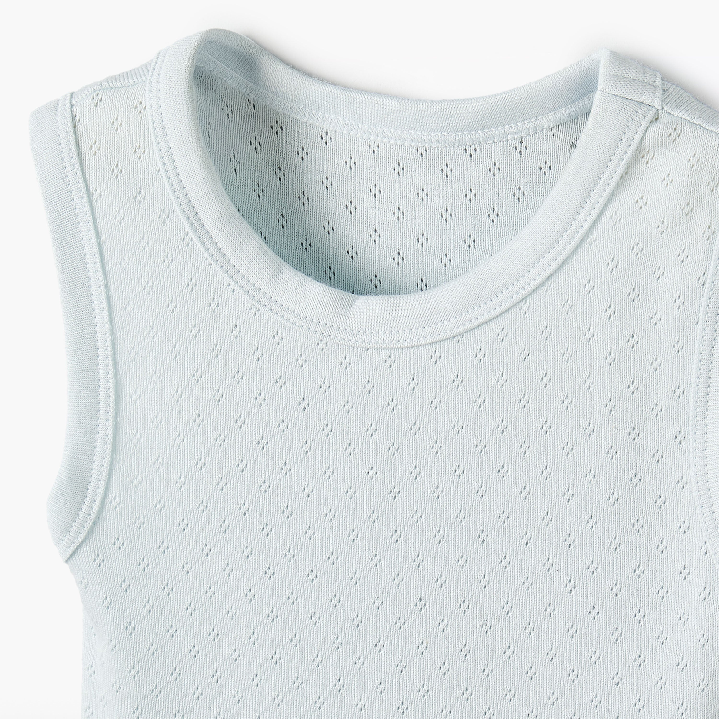 Juniors Textured Sleeveless Bodysuits - Set of 5