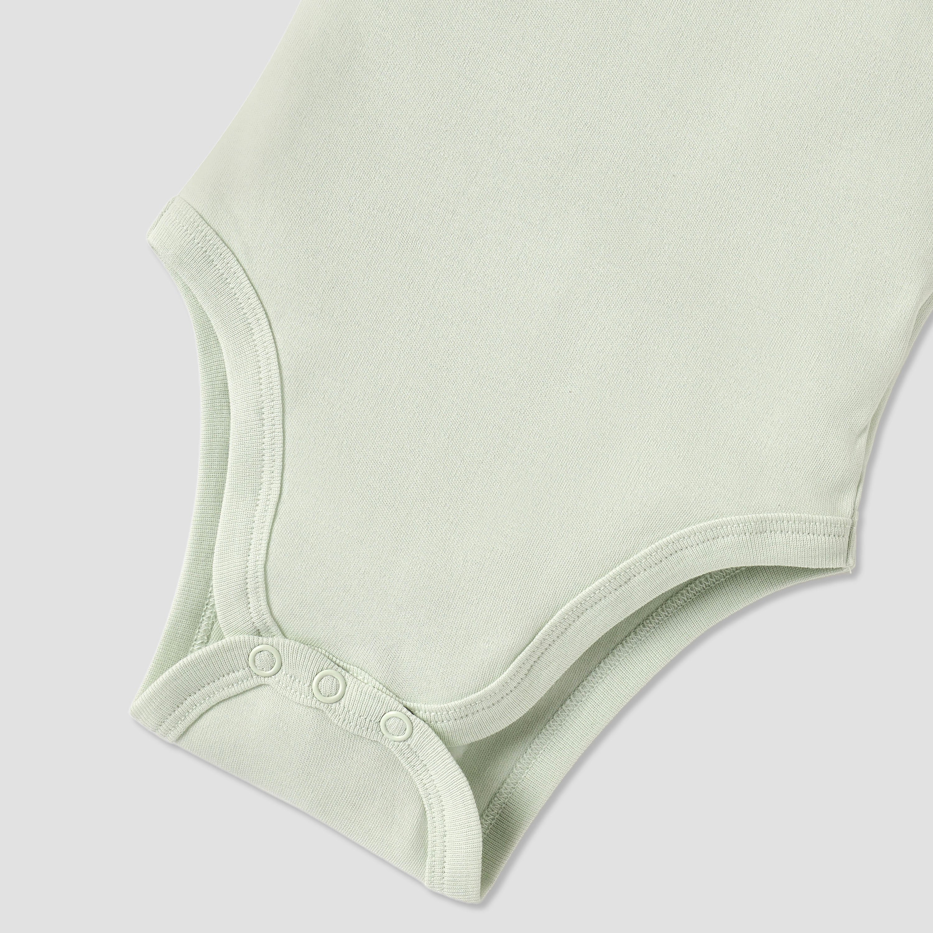 Juniors Solid Sleeveless Bodysuit with Snap Button Closure