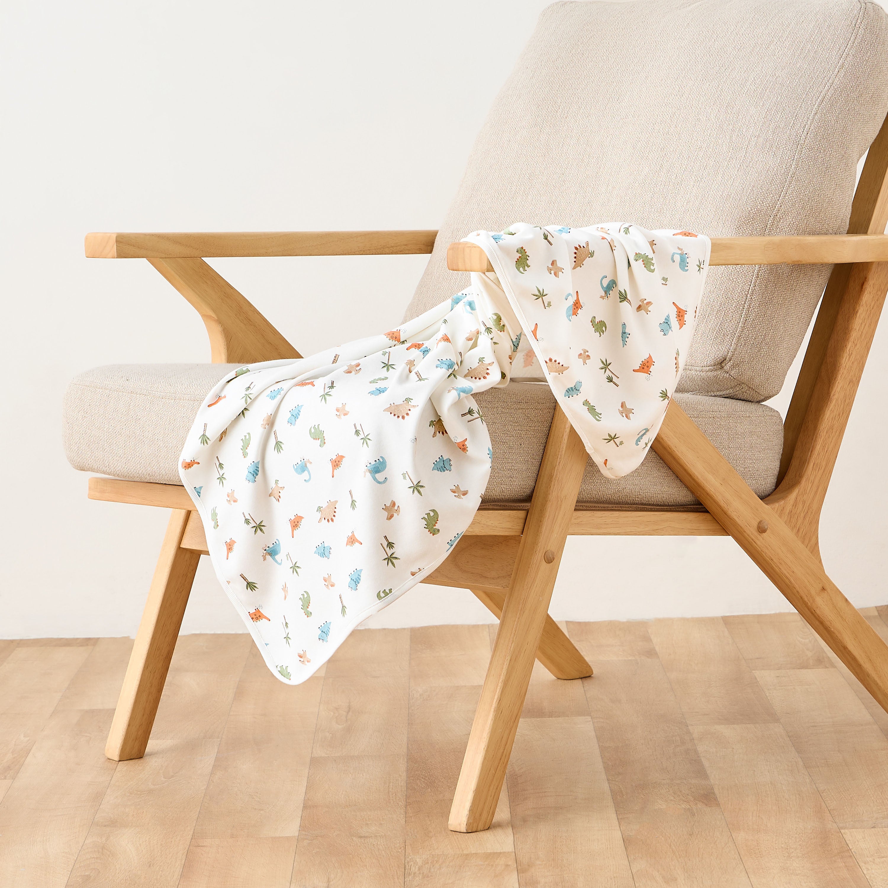 Juniors 2-Piece Baby Receiving Blanket Set - Cotton