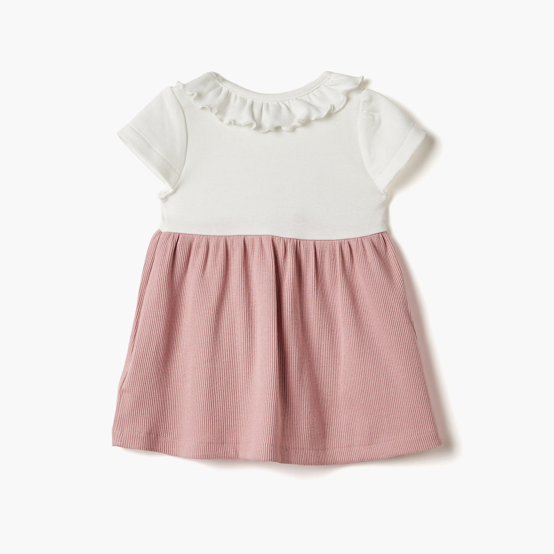 Juniors Animal Print A-line Dress with Short Sleeves