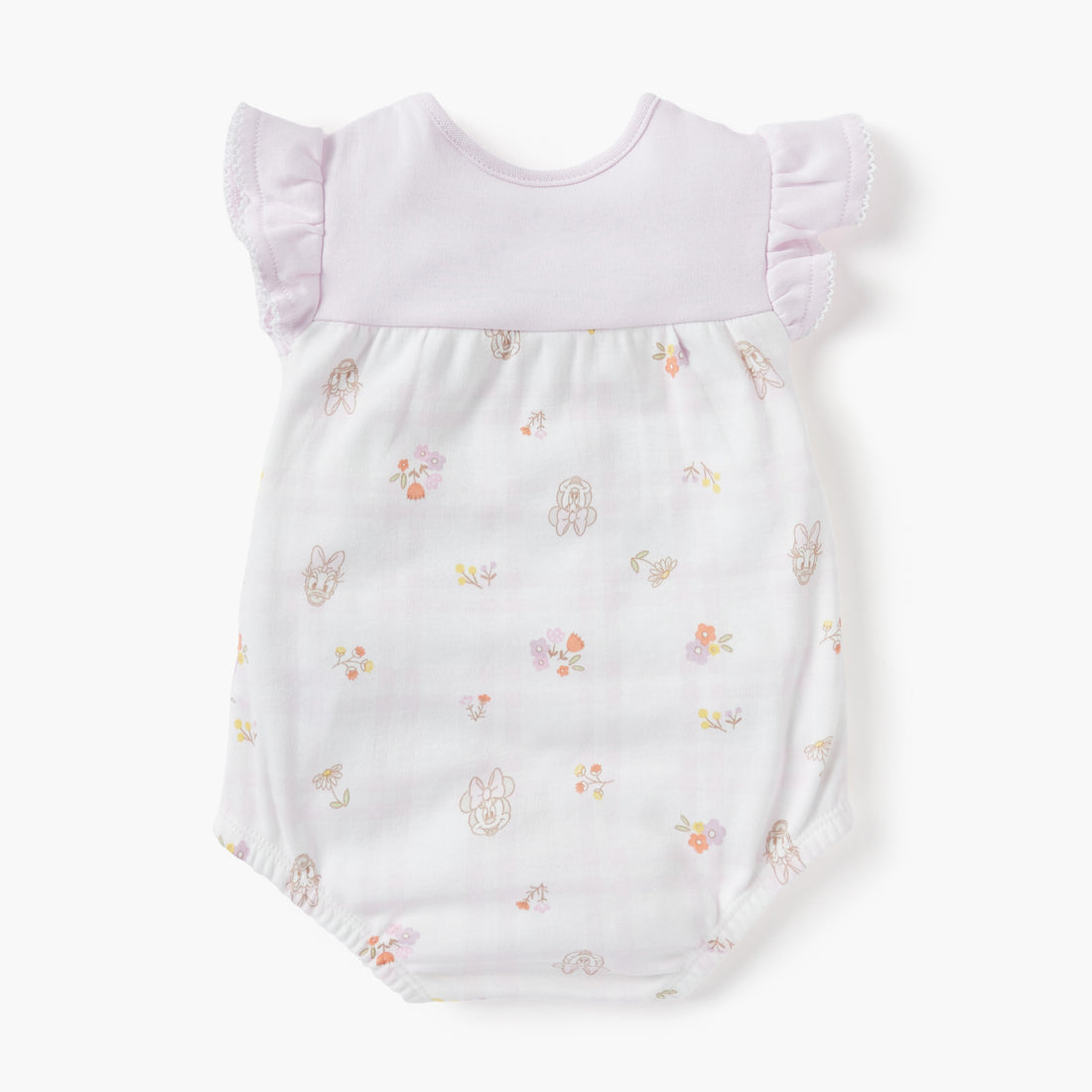 Disney Daisy Duck and Minnie Mouse Print Sleeveless Romper