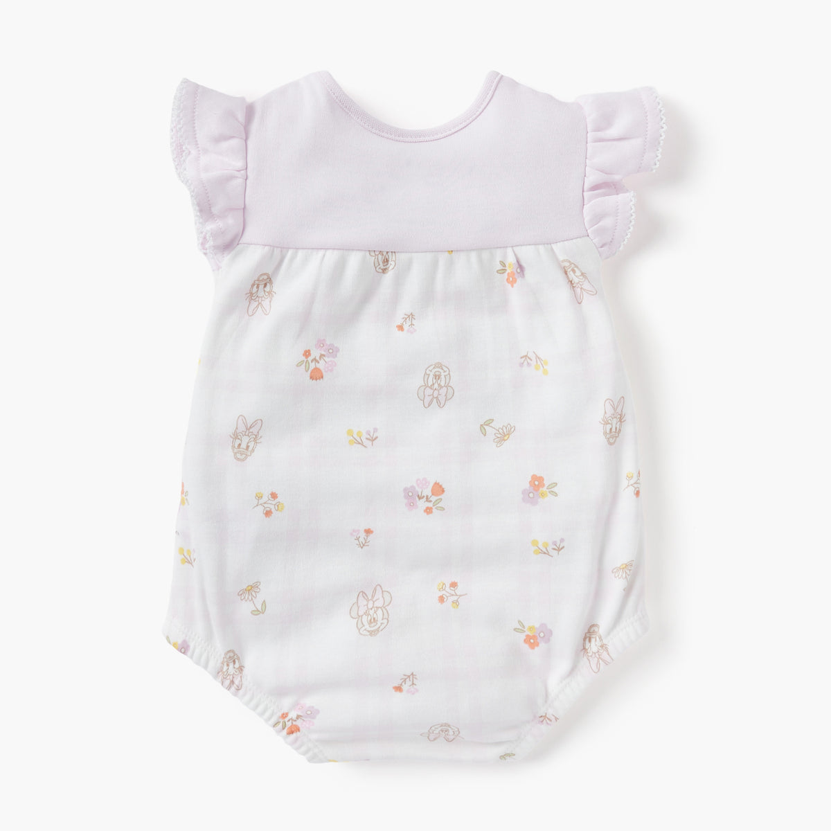 Disney Daisy Duck and Minnie Mouse Print Sleeveless Romper