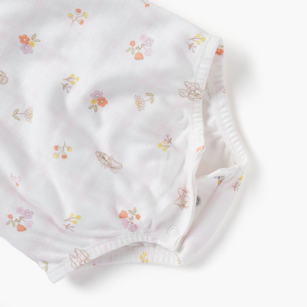 Disney Daisy Duck and Minnie Mouse Print Sleeveless Romper